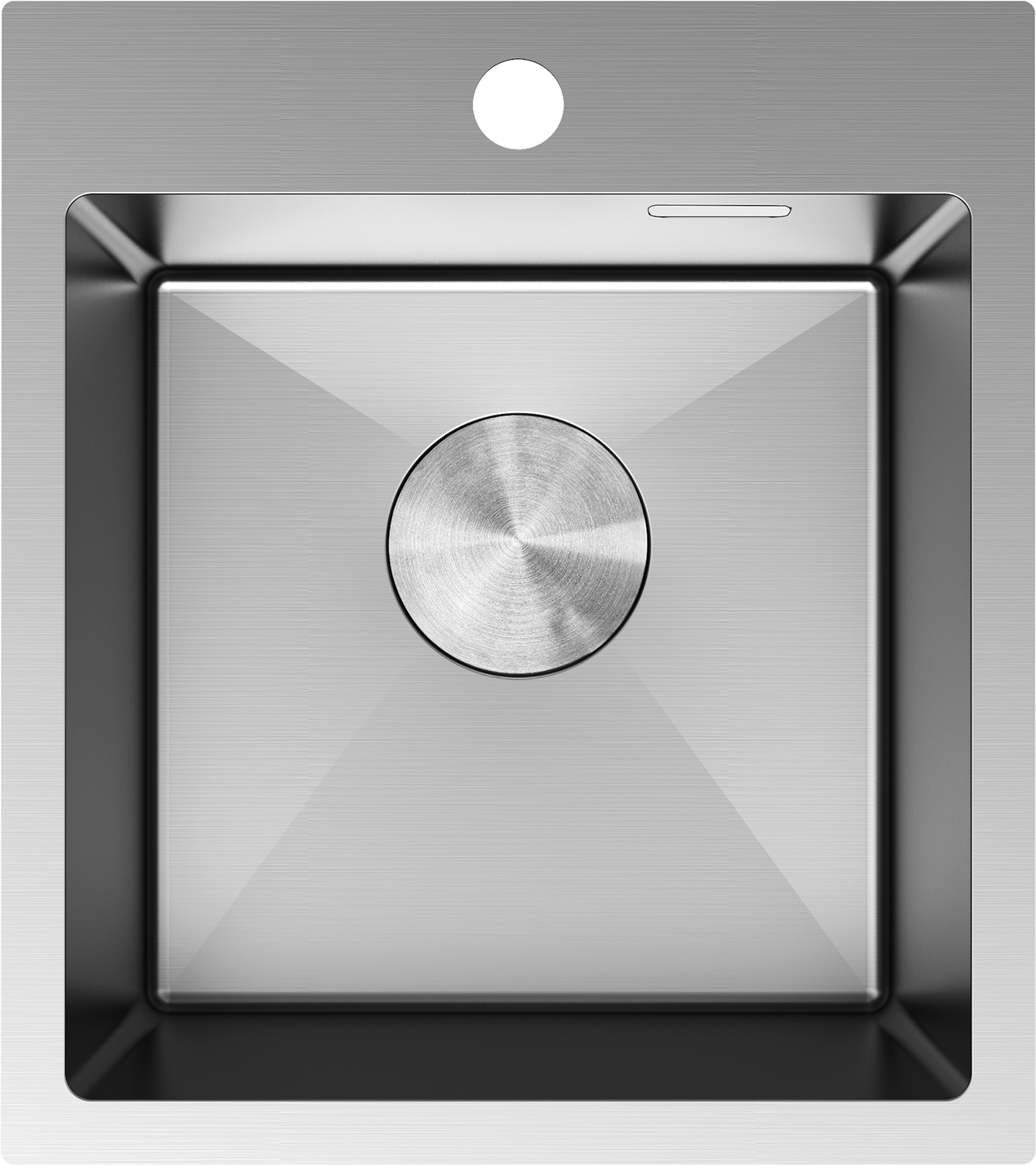 Mexen Solix zlewozmywak stalowy 1-komorowy 400 x 450 mm, inox - 6401401000-01